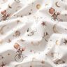 Bomuldspoplin Dyr i drømmeland Digitaltryk – uldhvid,  thumbnail number 2