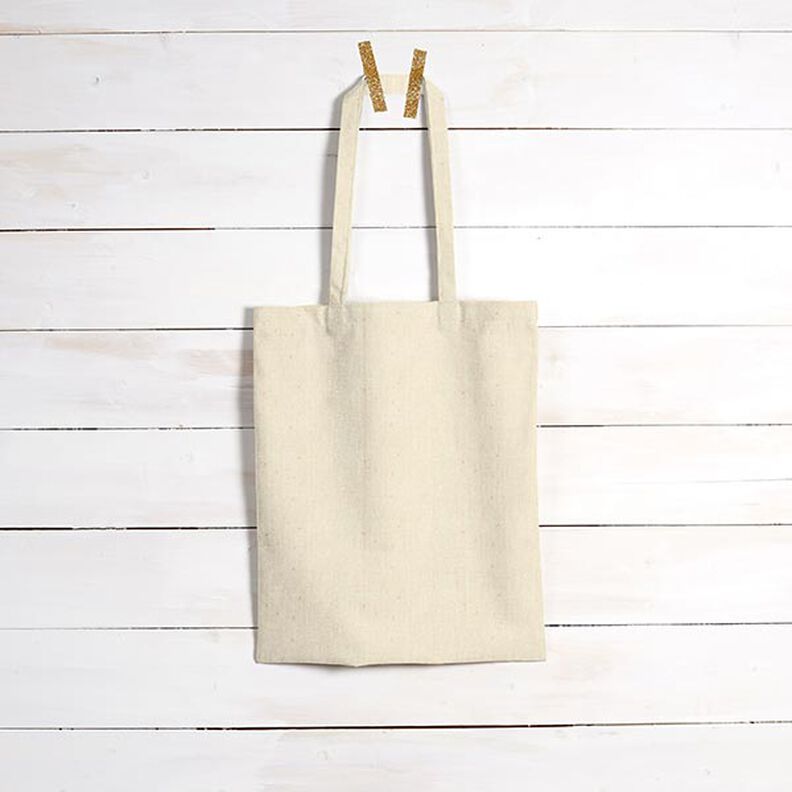 Bomuldsstof Nælde Cretonne – natur,  image number 4