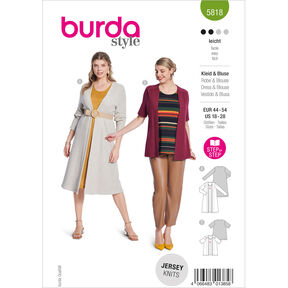 Plus-Size Kjole / Bluse 5818 | Burda | 44-54, 