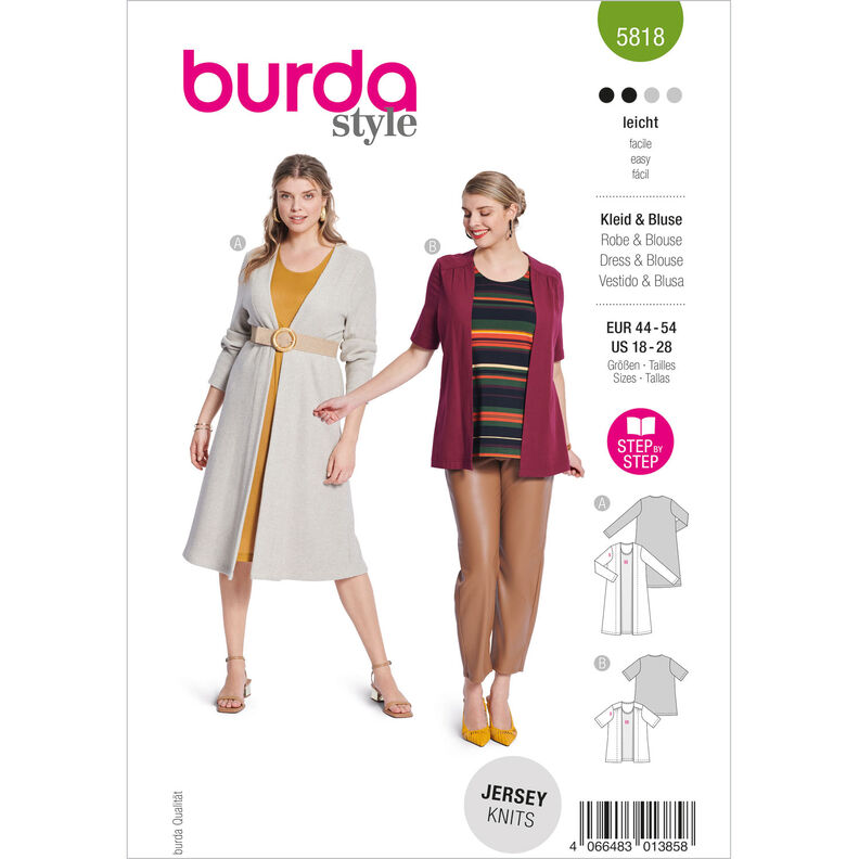 Plus-Size Kjole / Bluse 5818 | Burda | 44-54,  image number 1