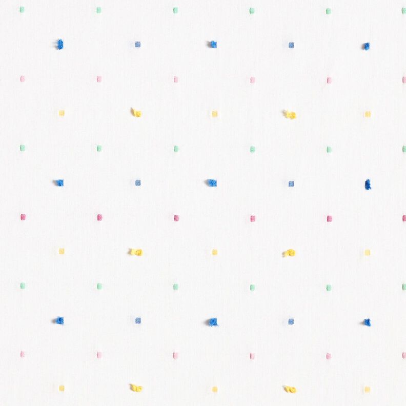 Poplin farverig konfetti – hvid,  image number 1