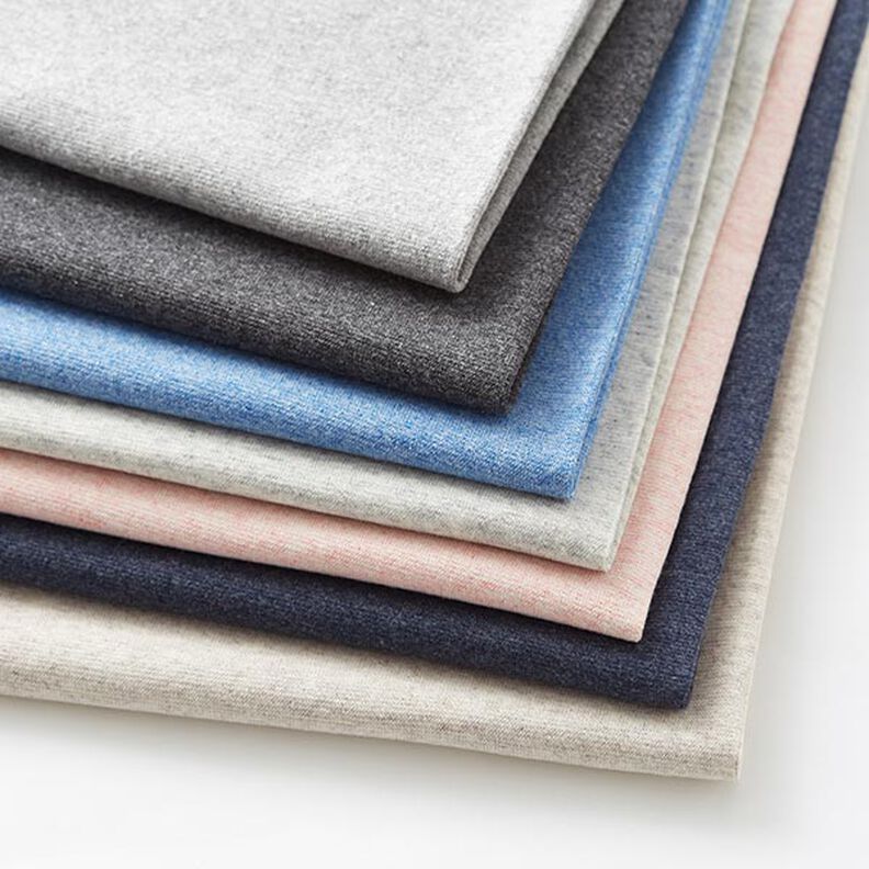 Rib stof melange – grå,  image number 4