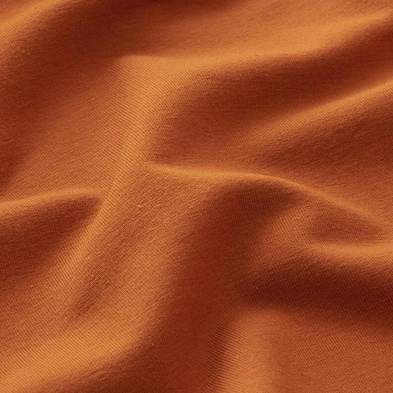 Let bomuldssweat ensfarvet – karamel,  image number 4