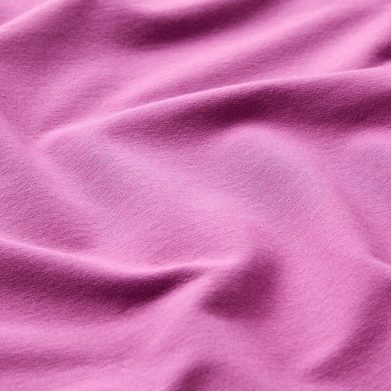 Let bomuldssweat ensfarvet – rødlilla,  image number 4