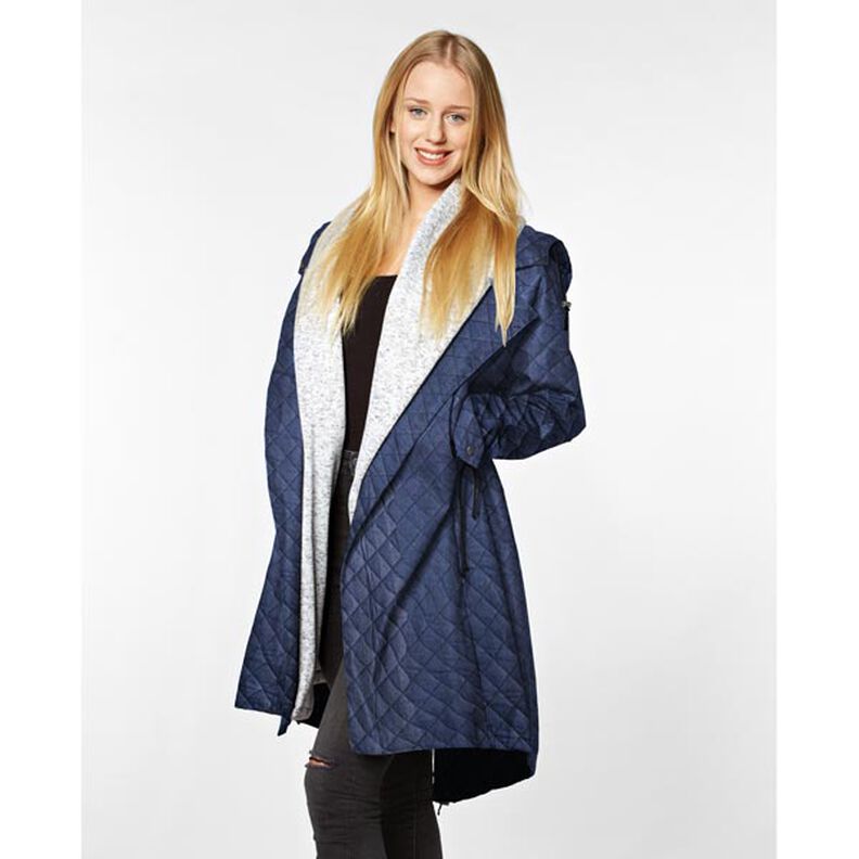 Jeans-Teddy quiltstof | by Poppy – jeansblå,  image number 10