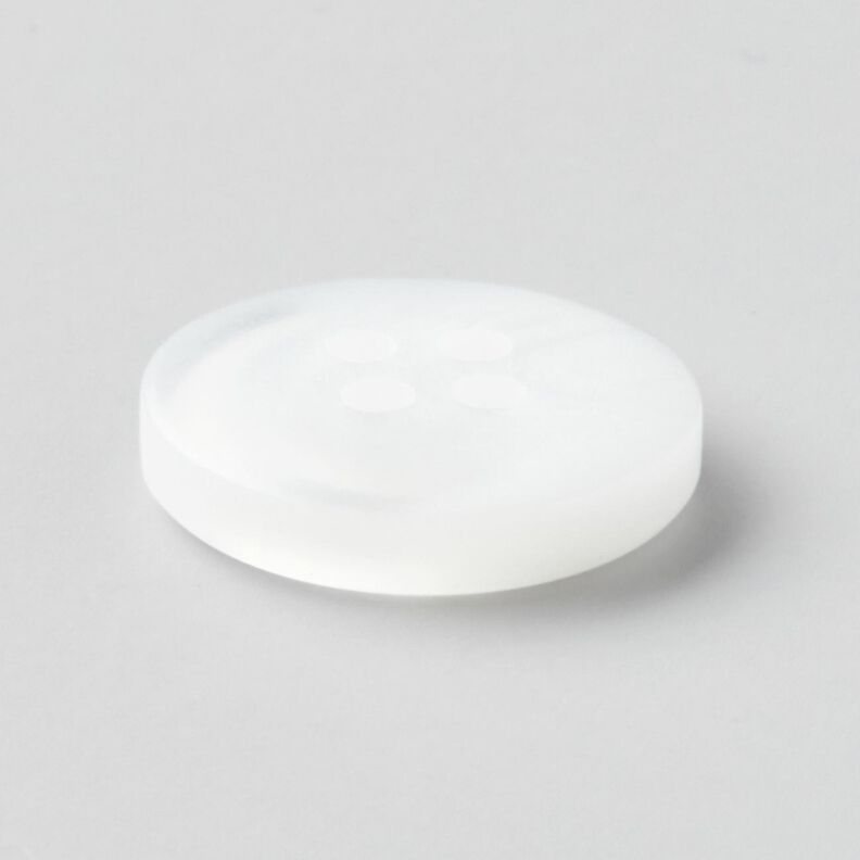 4-hulsknap rund [Ø 15 mm] – hvid,  image number 3