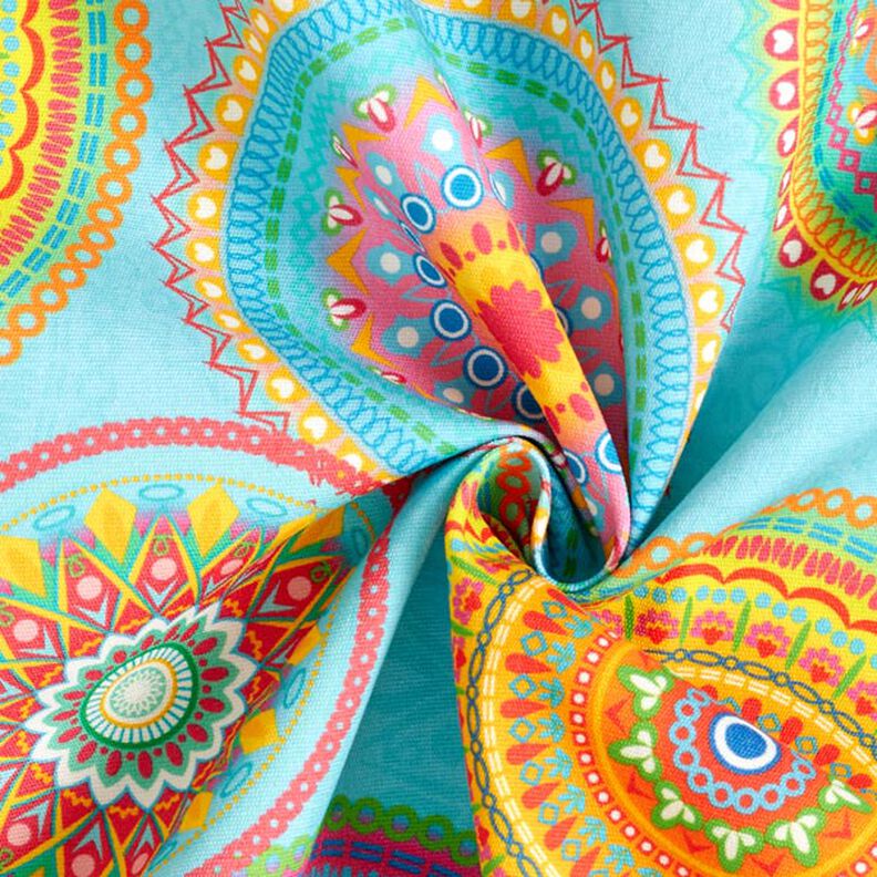Outdoorstof Canvas Mandalas – azur,  image number 4