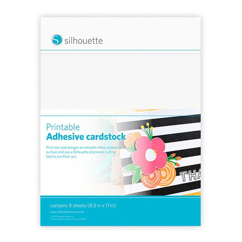 Silhouette  Cardstock selvklæbende printbar [ 21,5 x 27,9 cm|8 Styk],  image number 1