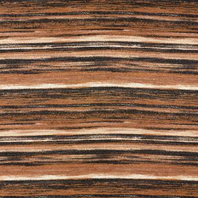 jersey glitter sl&oslash;rede striber &ndash; brun/sort, 