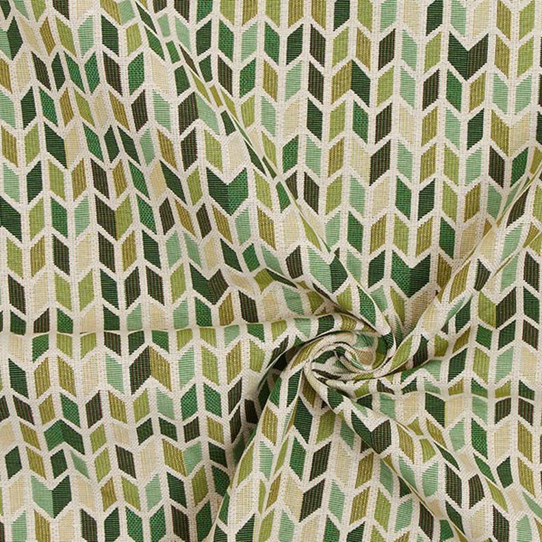 Jacquard Gobelin Zigzag – grøn,  image number 3