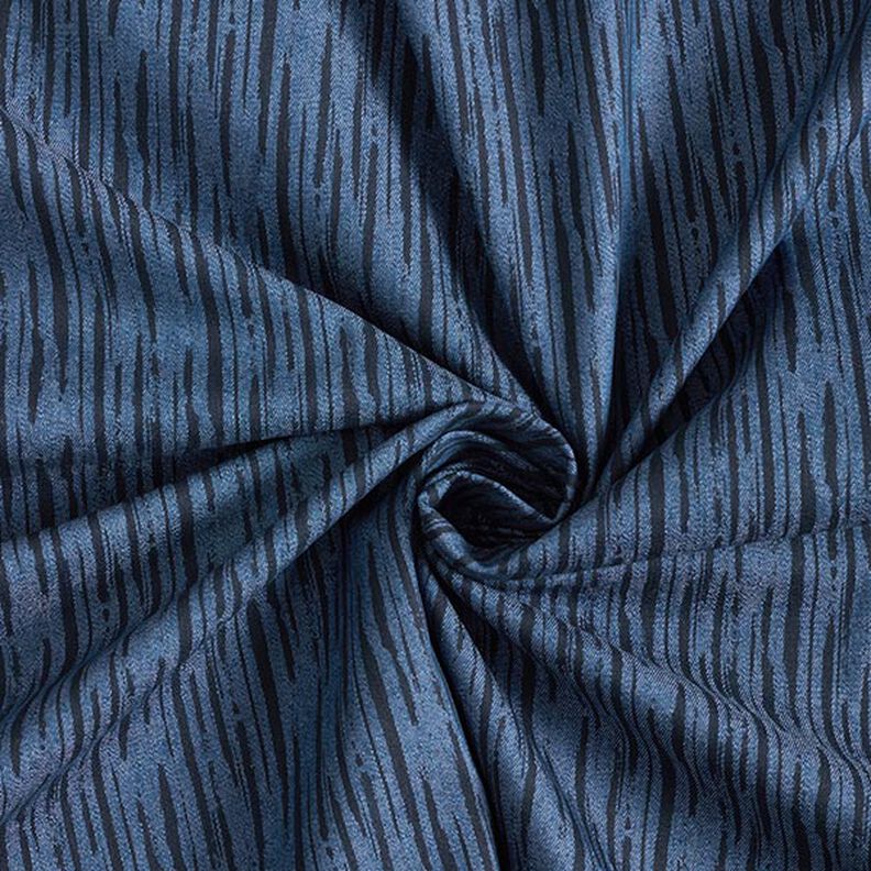 Stretch jeans afbrudte striber – jeansblå,  image number 3