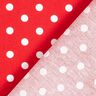 Bomuldspoplin store prikker – rød/hvid,  thumbnail number 6