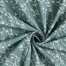 Bomuldspoplin bladranker – blågran,  thumbnail number 3