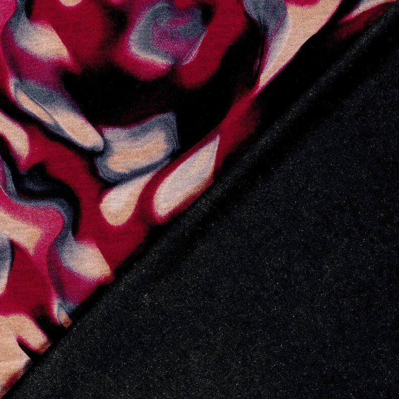 Romanit jersey Nordlys – bordeaux/stålblå,  image number 4