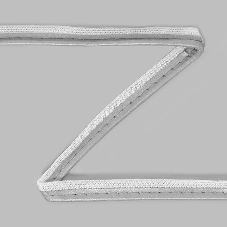 Refleks-pipingbånd- sølv,  image number 1