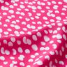 Badetøjsstof mini-farvepletter – intens pink/hvid,  thumbnail number 2