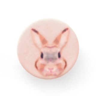 Øskenknap hare [  Ø15 mm ] – farvemix, 