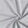 doubleface jersey striber ensfarvet – hvid/grå,  thumbnail number 4