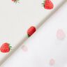 GOTS Bomuldsjersey akvarel jordbær Digitaltryk – elfenben,  thumbnail number 4
