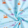 Bomuldsjersey søde krabber – babyblue,  thumbnail number 3