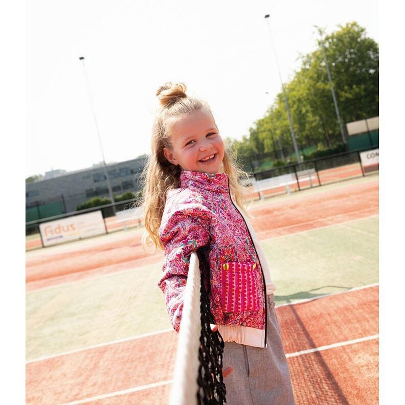 Quiltstof Doubleface romber | Poppy Fabrics – intens pink/mørkegrøn,  image number 7