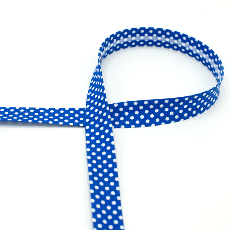Skråbånd Prikker [18 mm] – kongeblå,  image number 2