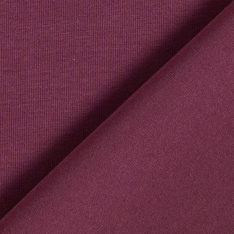 GOTS Bomuldsjersey | Tula – aubergine,  image number 3