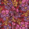 LENZING™ EcoVero™ Viskosestof blomster | Poppy Fabrics – merlot/apricot,  thumbnail number 3