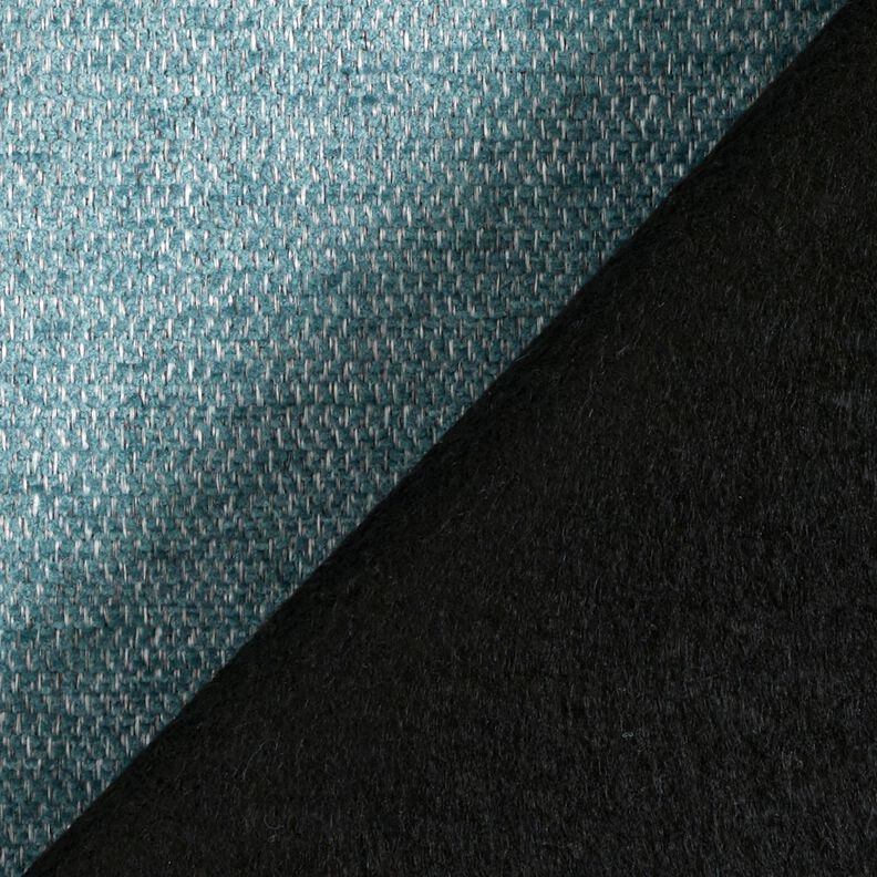 Polsterstof Chenille Melange – let benzin/sølvgrå,  image number 3