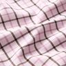 Bomuld skjortestof ternet mønster – rosé/pastelviolet,  thumbnail number 2