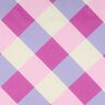 Bomuldssatin Large Gingham | Nerida Hansen – pastelviolet/uldhvid,  thumbnail number 1