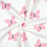 Sweatshirt lodden store sommerfugle | Poppy Fabrics – elfenben/rosa,  thumbnail number 3