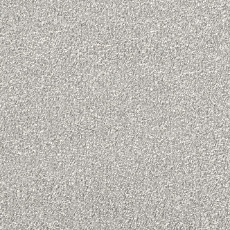 Hørjersey glimmer melange – elefantgrå/sølv,  image number 1