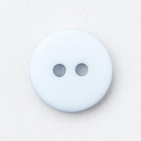 2-hulsknap rund [Ø 11 mm] – sølvblå, 
