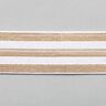 Stribet elastikbånd [40 mm] – hvid/guld,  thumbnail number 1