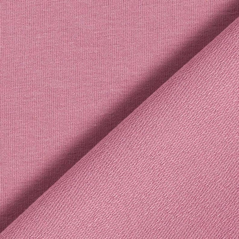 Let French Terry ensfarvet – pastelviolet,  image number 3