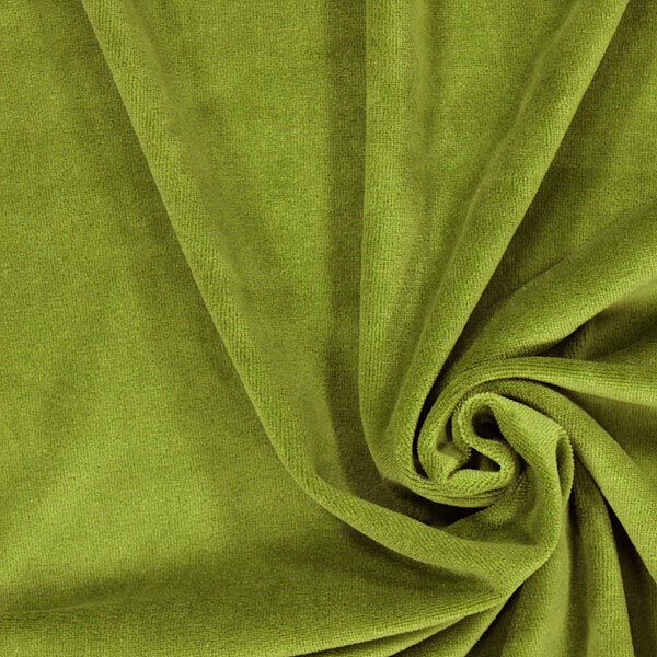 Nicki stof Ensfarvet – olivengrøn,  image number 1