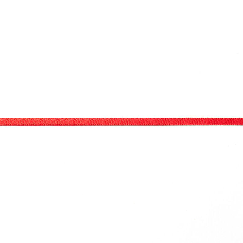 Satinbånd [3 mm] – rød,  image number 1