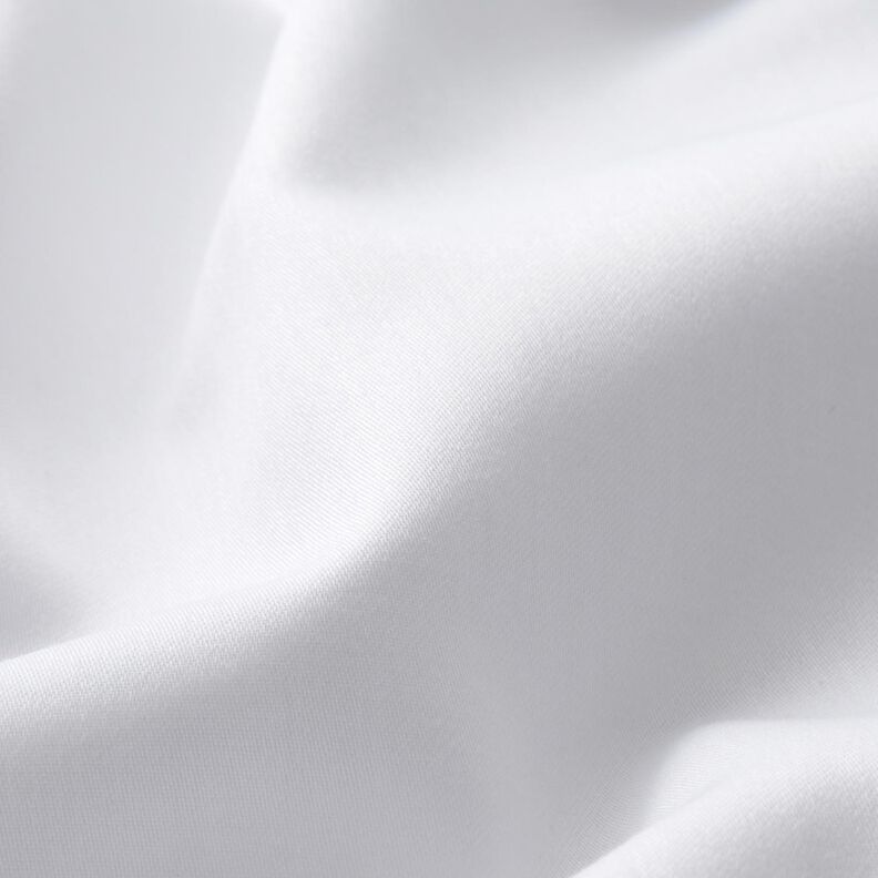 Bomuldssatin Ensfarvet – hvid,  image number 3