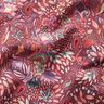 French Terry Sommersweat paisley-blomster Digitaltryk – bourgogne-farvet,  thumbnail number 2