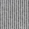 Hør-bomulds-miks brede striber – sort/hvid,  thumbnail number 1
