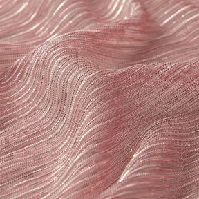 Gennemsigtig plissé glitterstriber – rosa, 