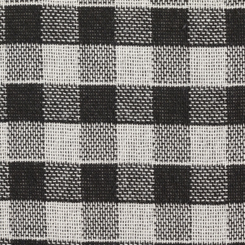 frakkestof dobbeltskik stof – sort/hvid,  image number 1