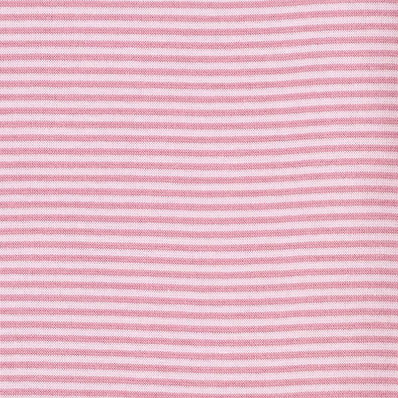 Ribvævet, rørformet stof smalle cirkler – gammelrosa/rosa,  image number 1