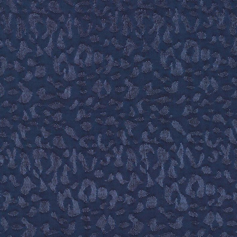 Viskosestof leomønster – natblå,  image number 1