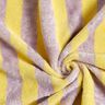 Frottéstof Bambus blokstriber – gul/syren,  thumbnail number 4