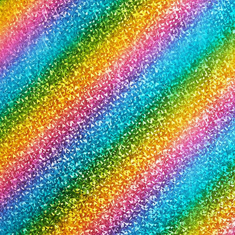Foliejersey kulørt regnbueglimmer,  image number 1