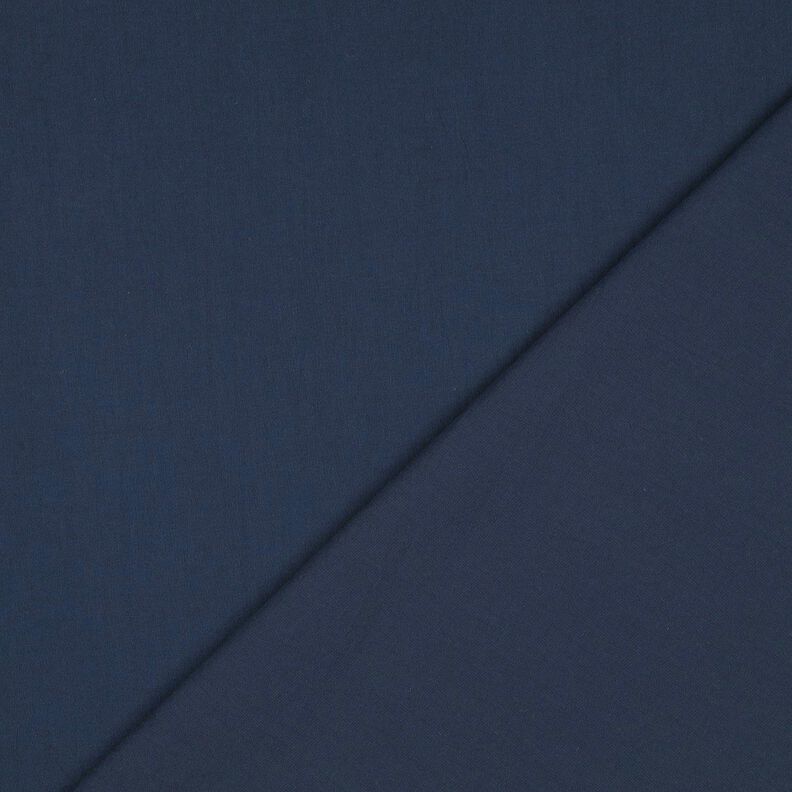 Bomuldsstof Krøllet forvasket – natblå,  image number 3