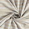 Bomuldsjersey melange glimmerstriber – lysegrå/gold metallic,  thumbnail number 3