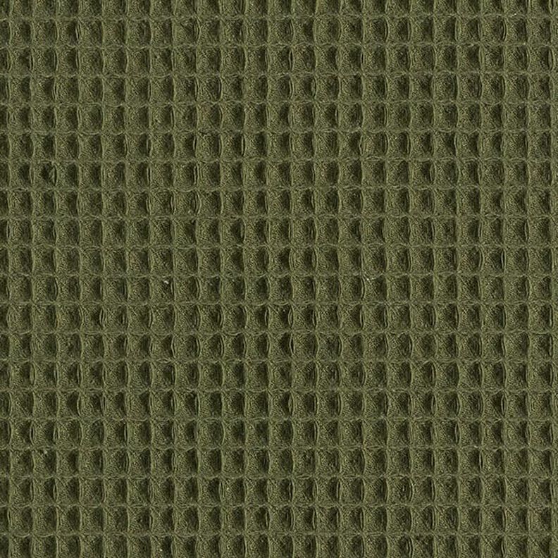Vaffelpiqué – mørk olivengrøn,  image number 5